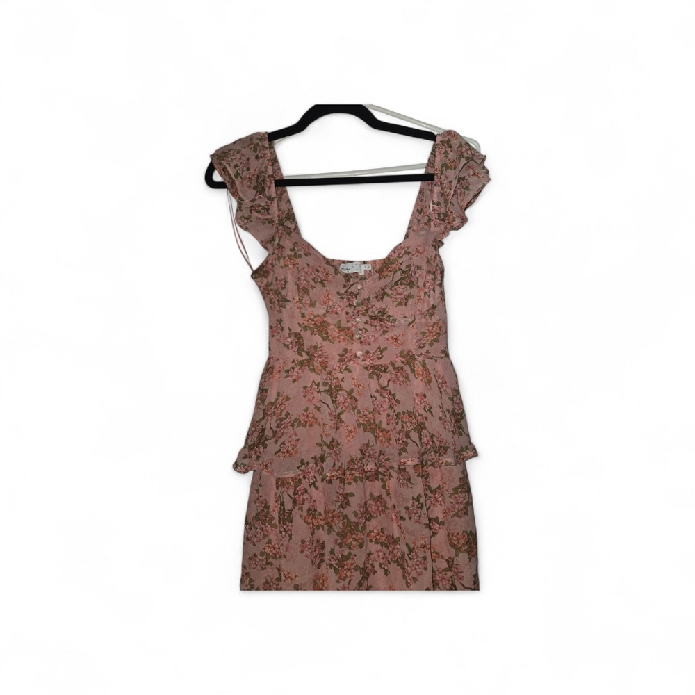 ASTR Flutter Sleeve Midsummer Midi Dress - Picture 3 of 9